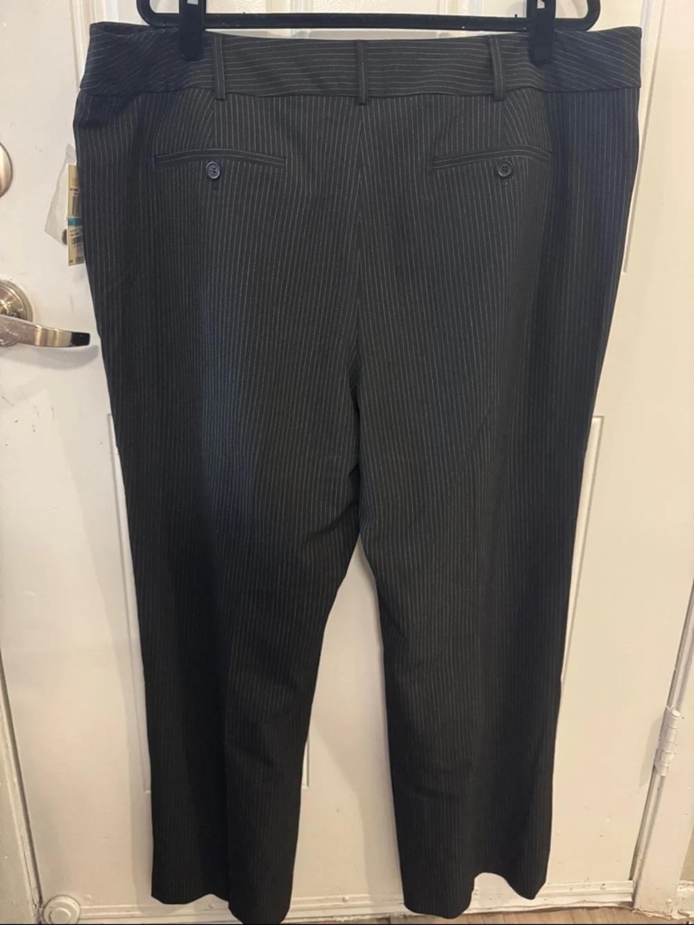 Michael Kors Black Pinstripe Dress Pants - Picture 7 of 9